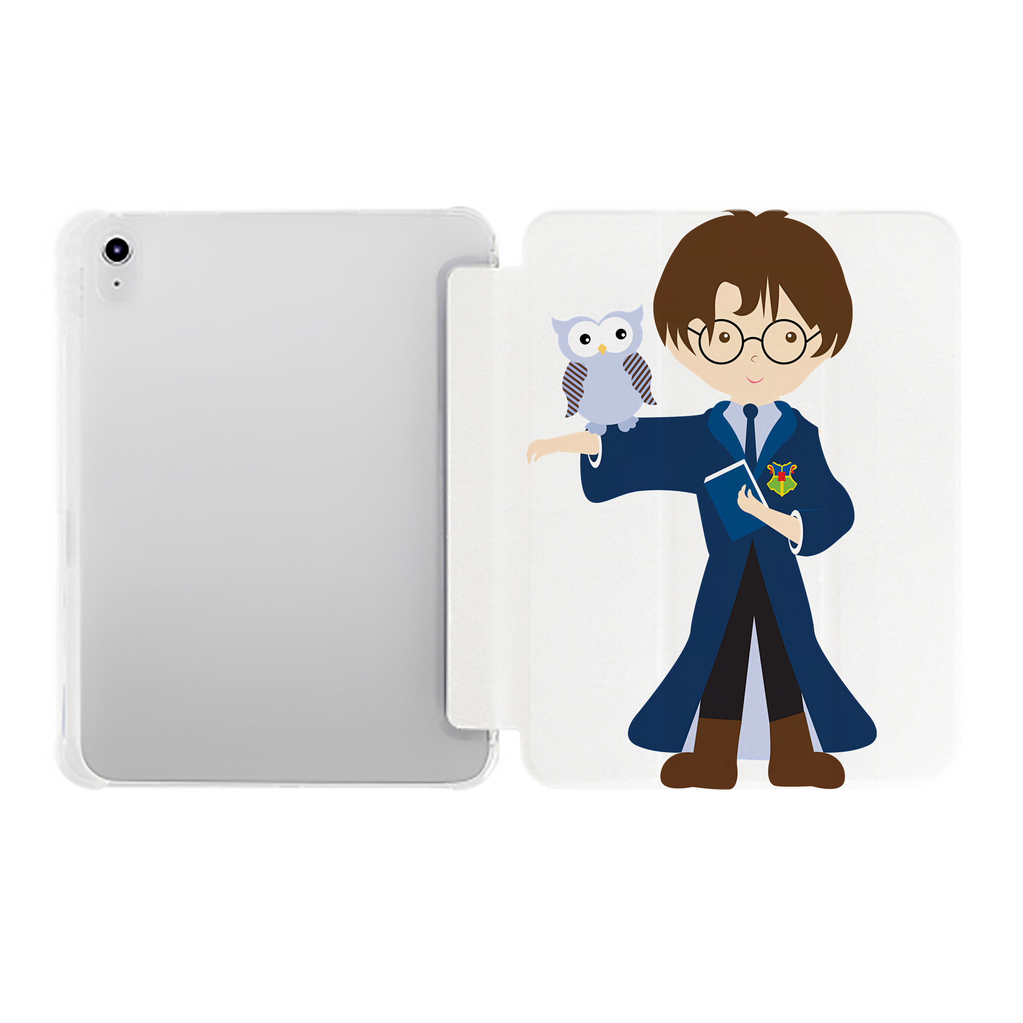 （画像用） Harry Potter ハリー・ポッターシリーズ IPad ケース ペン収納付き 三つ折りスタンド PUレザー×シリコン 対応機種9.5/10.5/10.9インチ